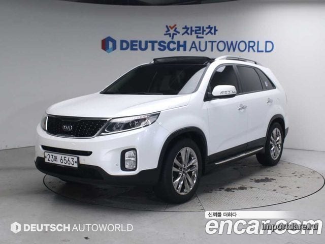 KIA SORENTO R 2014 — 130 851 км, белый, Корея — под ключ — фото 2