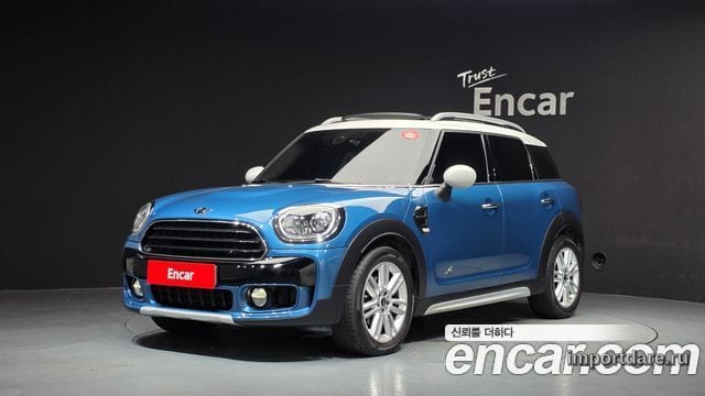 MINI COOPER D COUNTRYMAN 2018 — 107 334 км, синий, Корея — под ключ — фото 1