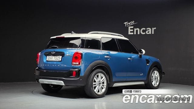 MINI COOPER D COUNTRYMAN 2018 — 107 334 км, синий, Корея — под ключ — фото 2