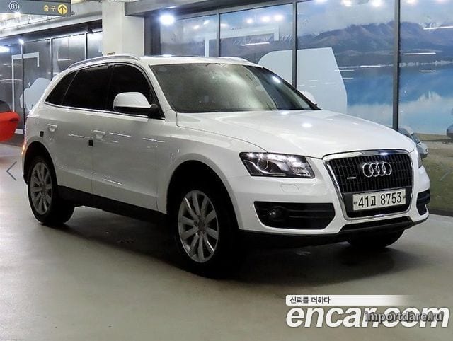 AUDI Q5 2011 — 95 336 км, белый, Корея — под ключ — фото 1