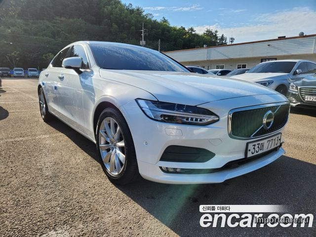 VOLVO S90 2018 — 177 000 км, белый, Корея — под ключ — фото 2
