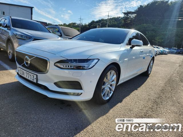 VOLVO S90 2018 — 177 000 км, белый, Корея — под ключ — фото 3