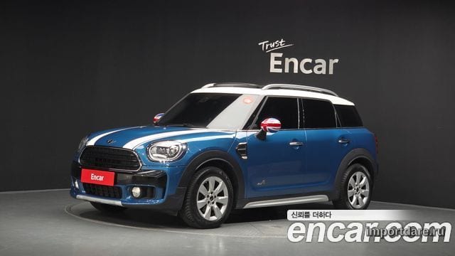 MINI COOPER D COUNTRYMAN 2018 — 64 102 км, синий, Корея — под ключ — фото 1