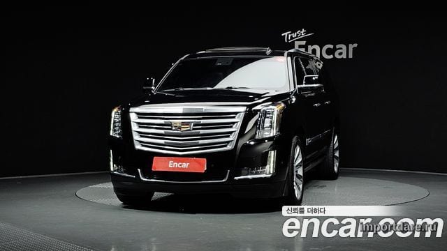 CADILLAC ESCALADE 2016 — 120 189 км, чёрный, Корея — под ключ — фото 3