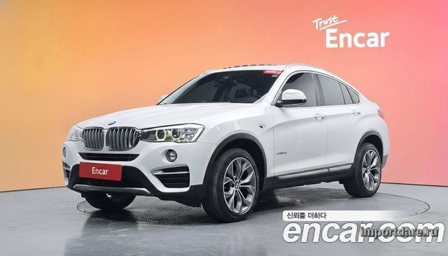 BMW X4 2015 — 168 290 км, белый, Корея — под ключ — фото 2