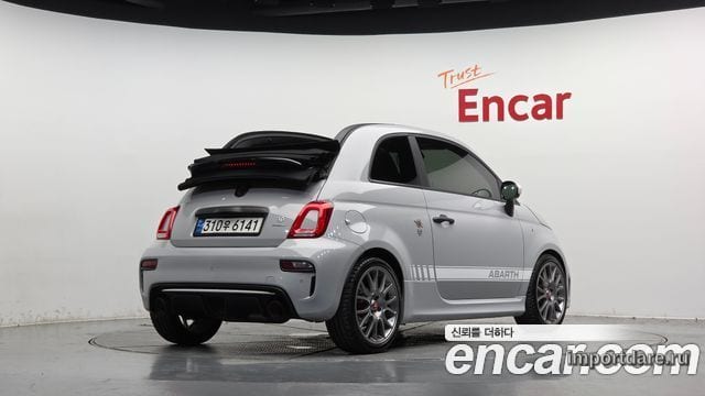 FIAT 500C 2020 — 31 736 км, серебристо-серый, Корея — под ключ — фото 2