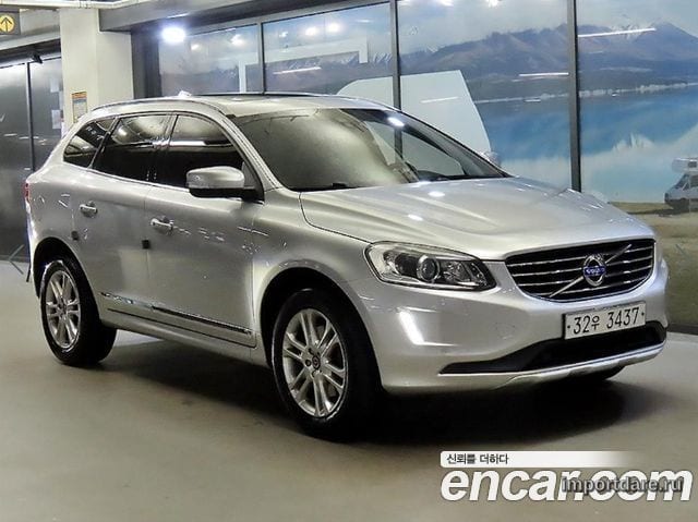VOLVO XC60 2015 — 167 414 км, серебристо-серый, Корея — под ключ — фото 1