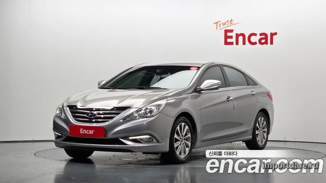HYUNDAI SONATA THE BRILLIANT 2014 — 111 839 км, серебристо-серый, Корея — под ключ — фото 1