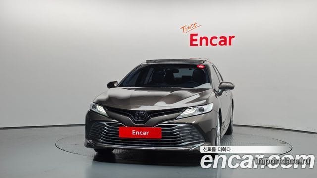 TOYOTA CAMRY 2019 — 23 196 км, коричневый, Корея — под ключ — фото 3