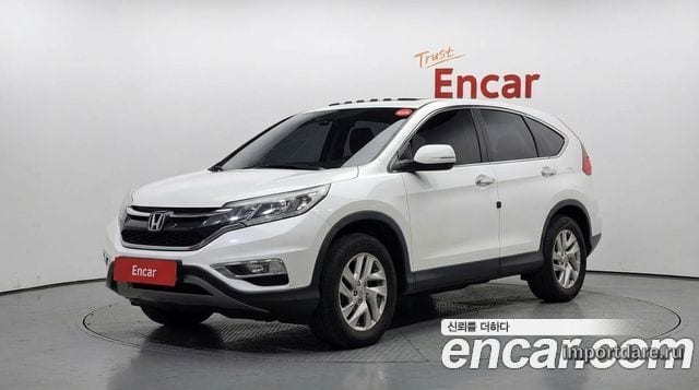 HONDA NEW CR-V 2015 — 112 347 км, белый, Корея — под ключ — фото 1