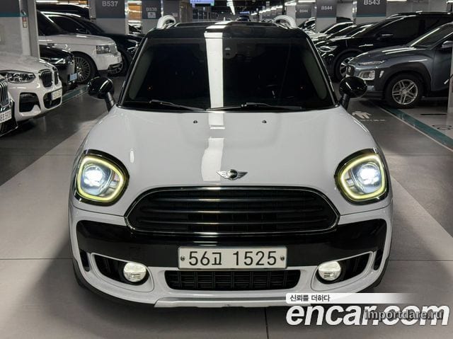 MINI COOPER D COUNTRYMAN 2018 — 153 585 км, белый, Корея — под ключ — фото 1