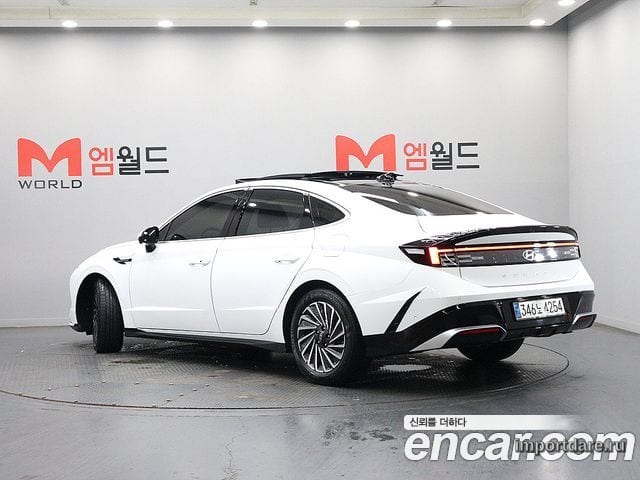 HYUNDAI SONATA HYBRID 2024 — 72 178 км, белый, Корея — под ключ — фото 3