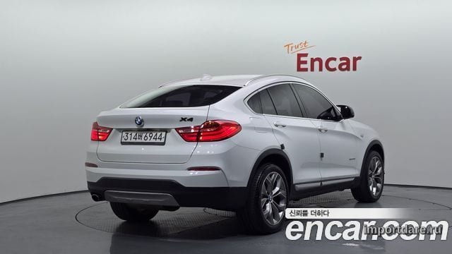 BMW X4 2015 — 158 671 км, белый, Корея — под ключ — фото 2