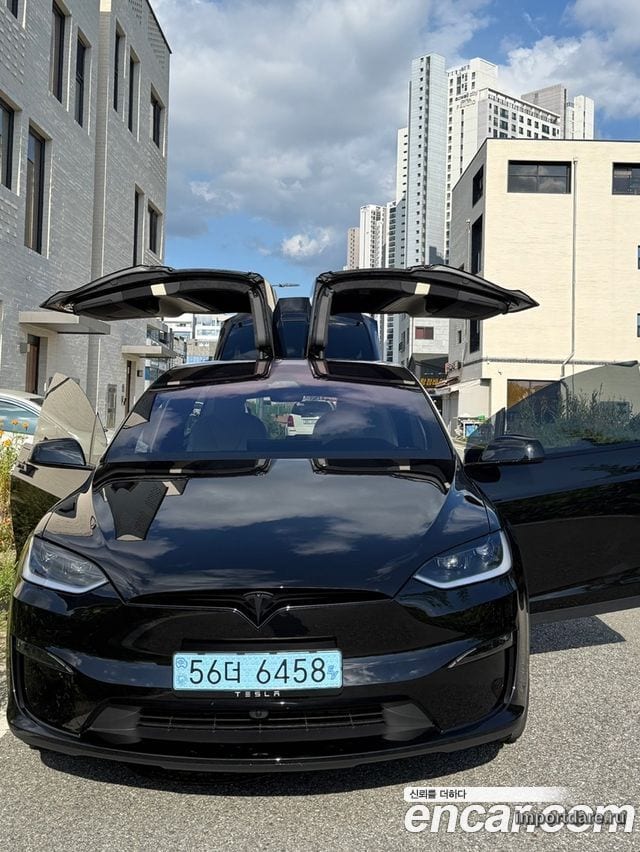 TESLA MODEL X 2026 — 7 800 км, чёрный, Корея — под ключ — фото 2