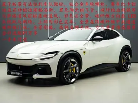 FERRARI PUROSANGUE — из Китая под ключ