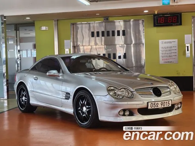 MERCEDES-BENZ SL-CLASS 2002 — 108 000 км, серебристый, Корея — под ключ — фото 11
