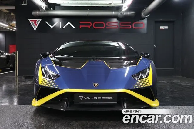LAMBORGHINI HURACAN 2022 — 79 км, синий, Корея — под ключ — фото 1