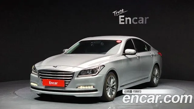 HYUNDAI GENESIS DH 2016 — 187 330 км, серебристый, Корея — под ключ — фото 1
