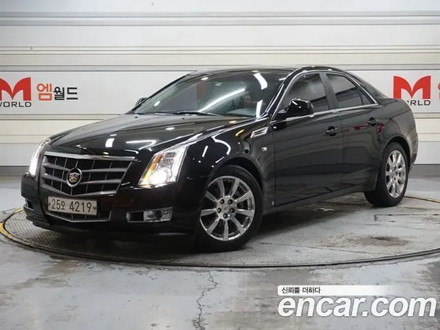 CADILLAC CTS 2009 — 150 000 км, чёрный, Корея — под ключ — фото 2