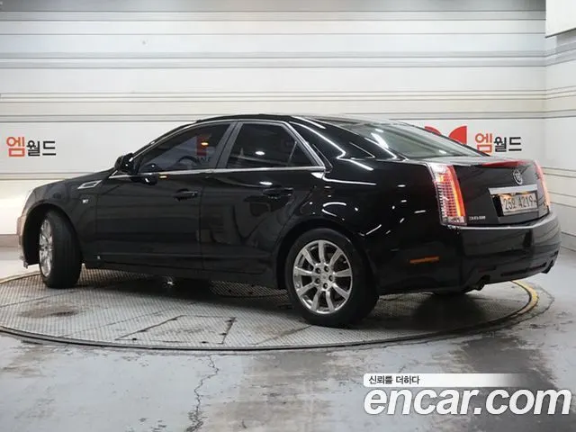 CADILLAC CTS 2009 — 150 000 км, чёрный, Корея — под ключ — фото 3