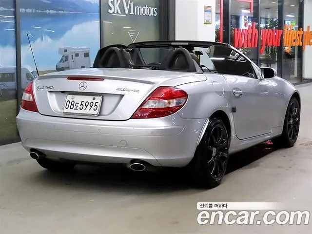 MERCEDES-BENZ SLK-CLASS 2006 — 100 779 км, серебристый, Корея — под ключ — фото 9