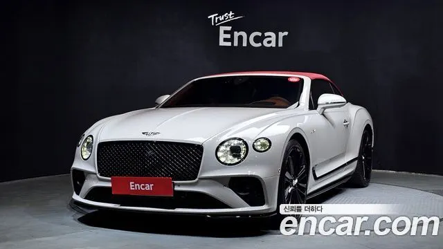BENTLEY CONTINENTAL 2022 — 6 561 км, белый-перламутр, Корея — под ключ — фото 1