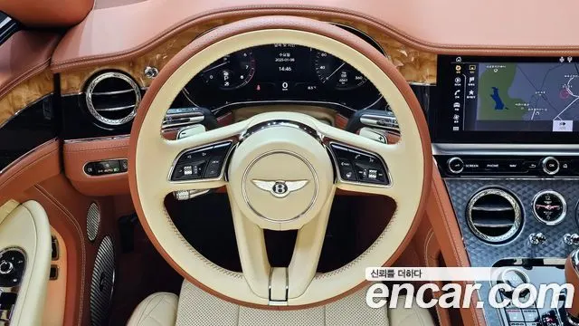 BENTLEY CONTINENTAL 2022 — 6 561 км, белый-перламутр, Корея — под ключ — фото 12