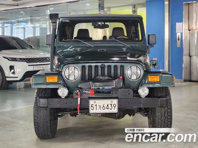 JEEP WRANGLER 2003 — 85 000 км, тёмно-зелёный, Корея — под ключ — фото 3