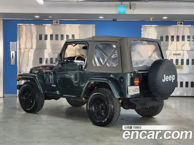 JEEP WRANGLER 2003 — 85 000 км, тёмно-зелёный, Корея — под ключ — фото 6