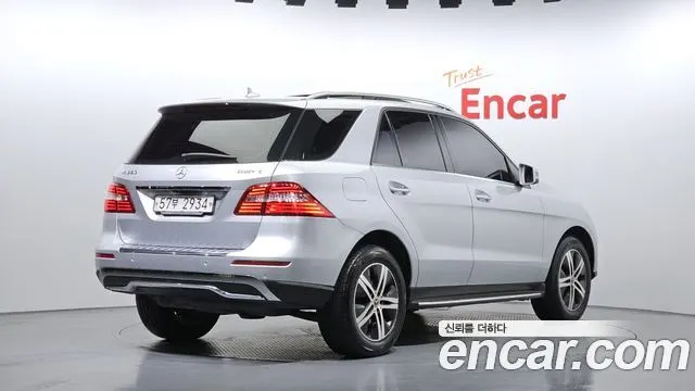MERCEDES-BENZ M-CLASS W166 2013 — 194 636 км, серебристый, Корея — под ключ — фото 2