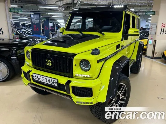 MERCEDES-BENZ G-CLASS W463 2016 — 49 000 км, жёлтый, Корея — под ключ — фото 1