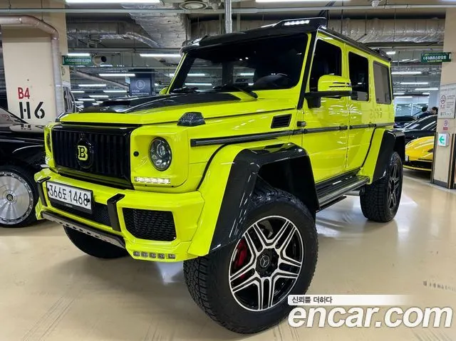 MERCEDES-BENZ G-CLASS W463 2016 — 49 000 км, жёлтый, Корея — под ключ — фото 2