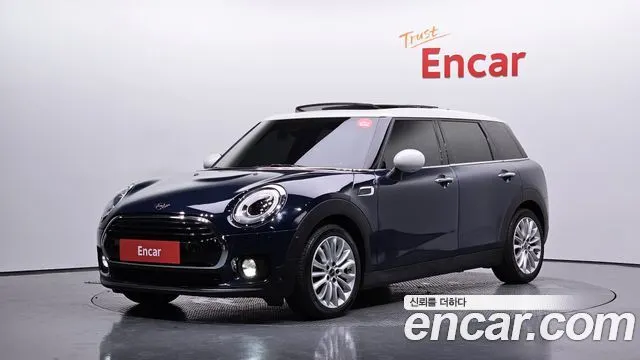 MINI COOPER D CLUBMAN 2019 — 73 952 км, синий, Корея — под ключ — фото 1