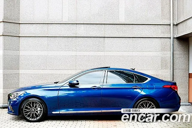HYUNDAI GENESIS DH 2015 — 137 400 км, синий, Корея — под ключ — фото 4