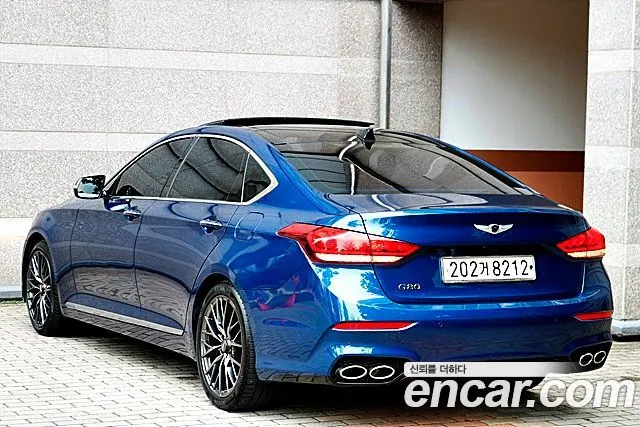 HYUNDAI GENESIS DH 2015 — 137 400 км, синий, Корея — под ключ — фото 5