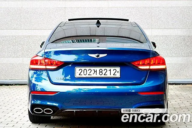 HYUNDAI GENESIS DH 2015 — 137 400 км, синий, Корея — под ключ — фото 6