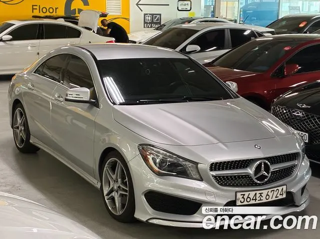 MERCEDES-BENZ CLA-CLASS C117 2015 — 52 986 км, серебристый, Корея — под ключ — фото 2