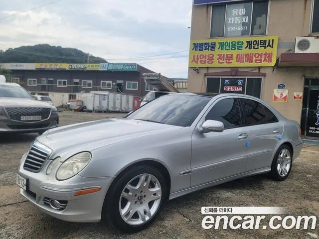 MERCEDES-BENZ E-CLASS W211 2008 — 194 320 км, серебристый, Корея — под ключ — фото 9