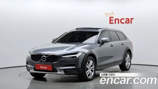 VOLVO V90 CROSS COUNTRY 2018 — 252 006 км, серый, Корея — под ключ — фото 1