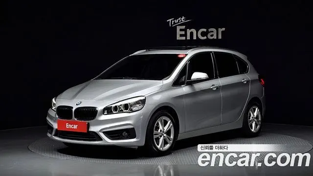 BMW 2 SERIES ACTIVE TOURER 2016 — 66 852 км, серебристый, Корея — под ключ — фото 1