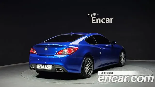 HYUNDAI GENESIS COUPE 2012 — 124 696 км, синий, Корея — под ключ — фото 2