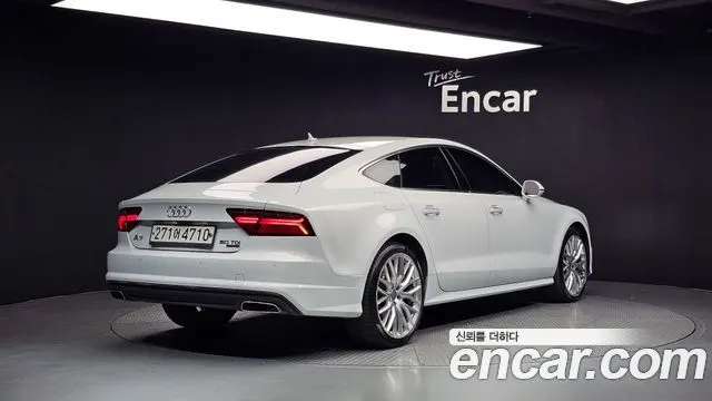 AUDI A7 2016 — 124 113 км, белый, Корея — под ключ — фото 2