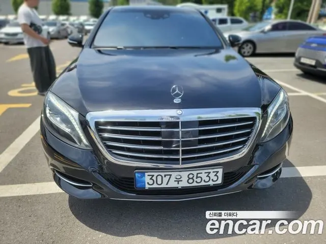 MERCEDES-BENZ S-CLASS W222 2014 — 171 447 км, чёрный, Корея — под ключ — фото 1