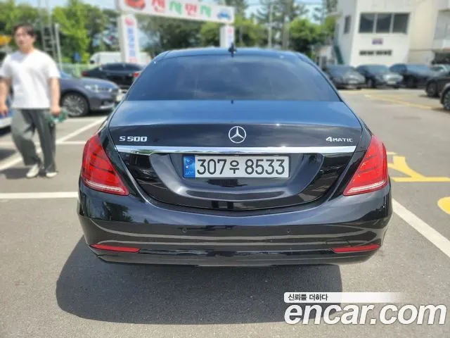 MERCEDES-BENZ S-CLASS W222 2014 — 171 447 км, чёрный, Корея — под ключ — фото 3
