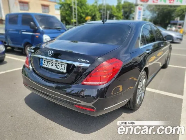MERCEDES-BENZ S-CLASS W222 2014 — 171 447 км, чёрный, Корея — под ключ — фото 4