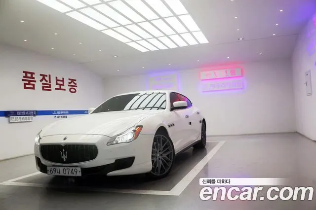 MASERATI QUATTROPORTE 2016 — 73 000 км, белый, Корея — под ключ — фото 1
