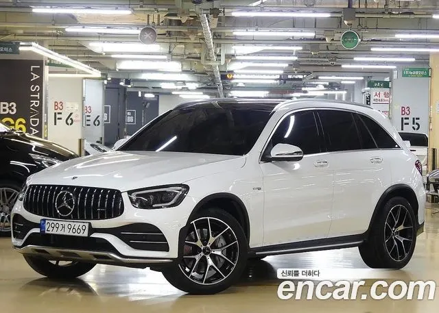 MERCEDES-BENZ GLC-CLASS X253 2021 — 43 000 км, белый, Корея — под ключ — фото 12