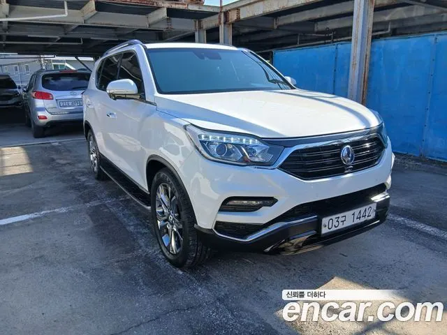 KGM G4 REXTON 2018 — 109 753 км, белый, Корея — под ключ — фото 1
