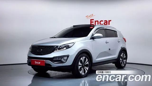 KIA SPORTAGE R 2012 — 124 997 км, серебристо-серый, Корея — под ключ — фото 1