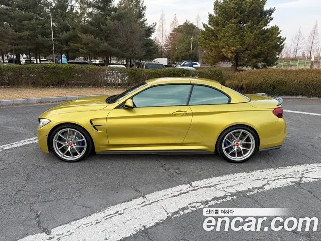 BMW M4 2015 — 101 138 км, жёлтый, Корея — под ключ — фото 5